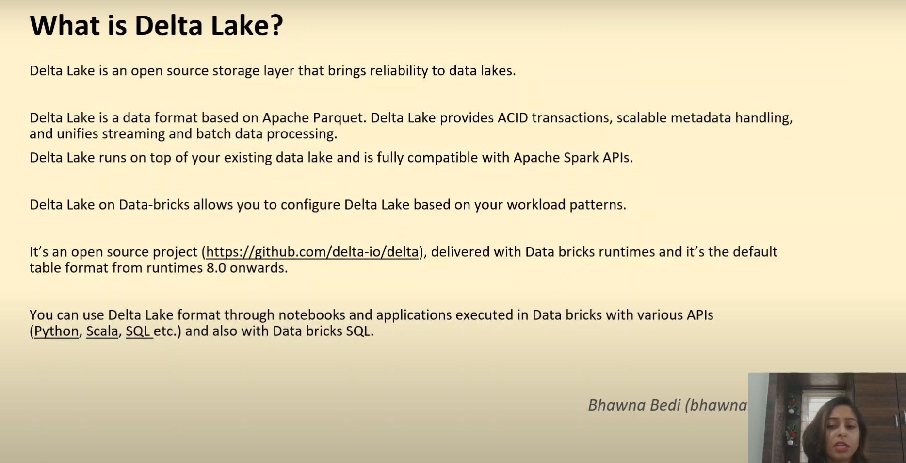 Space for Delta Lake Architecture Image